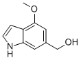 1H-Indole-6-methanol,4-methoxy-(9CI) Structure