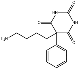 5-phenyl-5-(4-aminobutyl)barbituric acid Structure