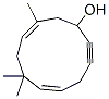 5,9-Cycloundecadien-2-yn-1-ol,7,7,10-trimethyl-,(5Z,9Z)-(9CI) 구조식 이미지