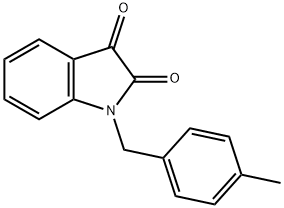 1-(4-메틸벤질)-1H-인돌-2,3-디온 구조식 이미지