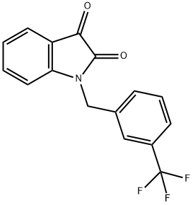 1-[3-(TRIFLUOROMETHYL)BENZYL]-1H-INDOLE-2,3-DIONE Structure