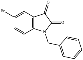 1-benzyl-5-bromo-indole-2,3-dione Structure
