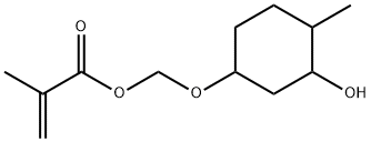 2-Propenoicacid,2-methyl-,[(3-hydroxy-4-methylcyclohexyl)oxy]methylester(9CI) Structure