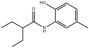 Butanamide, 2-ethyl-N-(2-hydroxy-5-methylphenyl)- (9CI) Structure