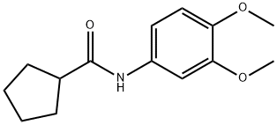 Cyclopentanecarboxamide, N-(3,4-dimethoxyphenyl)- (9CI) Structure