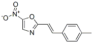 Oxazole, 2-[2-(4-methylphenyl)ethenyl]-5-nitro- (9CI) 구조식 이미지