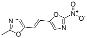 Oxazole, 2-methyl-5-[2-(2-nitro-5-oxazolyl)ethenyl]- (9CI) Structure