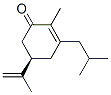 2-Cyclohexen-1-one,2-methyl-5-(1-methylethenyl)-3-(2-methylpropyl)-,(5R)-(9CI) 구조식 이미지