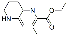 1,5-Naphthyridine-2-carboxylicacid,5,6,7,8-tetrahydro-3-methyl-,ethylester(9CI) Structure