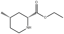 (2R-cis)-4-Methyl-2-piperidinecarboxylic Acid Ethyl Ester Structure