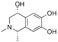 4,6,7-Isoquinolinetriol, 1,2,3,4-tetrahydro-1,2-dimethyl-, (1S-cis)- (9CI) Structure