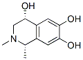 4,6,7-이소퀴놀린트리올,1,2,3,4-테트라히드로-1,2-디메틸-,(1S-시스)-(9CI) 구조식 이미지