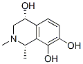 4,7,8-이소퀴놀린트리올,1,2,3,4-테트라히드로-1,2-디메틸-,(1S-시스)-(9CI) 구조식 이미지