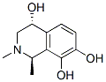 4,7,8-이소퀴놀린트리올,1,2,3,4-테트라히드로-1,2-디메틸-,(1R-트랜스)-(9CI) 구조식 이미지