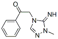 Ethanone, 2-(1,5-dihydro-5-imino-1-methyl-4H-1,2,4-triazol-4-yl)-1-phenyl- (9CI) Structure