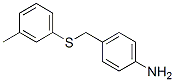 Benzenamine, 4-[[(3-methylphenyl)thio]methyl]- (9CI) Structure