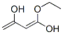 1,3-부타디엔-1,3-디올,1-에톡시-(9CI) 구조식 이미지