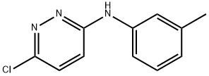 6-CHLORO-N-M-TOLYLPYRIDAZIN-3-AMINE Structure