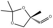 1,3-Dioxolane-4-carboxaldehyde, 2,2,4-trimethyl-, (4S)- (9CI) Structure