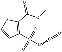 methyl 3-isocyanatosulfonylthiophene-2-carboxylate Structure