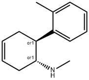 3-Cyclohexen-1-amine,N-methyl-6-(2-methylphenyl)-,trans-(9CI) Structure