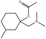 Cyclohexanol,1-[(dimethylamino)methyl]-3-methyl-,acetate(ester)(9CI) Structure