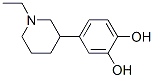 1,2-Benzenediol, 4-(1-ethyl-3-piperidinyl)- (9CI) Structure