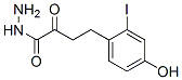 3-(iodo-4-hydroxyphenyl)propionyl carbohydrazide Structure