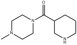 피페라진,1-메틸-4-(3-피페리디닐카르보닐)-(9CI) 구조식 이미지