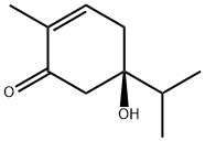 2-Cyclohexen-1-one,5-hydroxy-2-methyl-5-(1-methylethyl)-,(5R)-(9CI) Structure