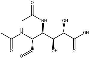 2,3-diacetamido-2,3-dideoxy-glucuronic acid Structure