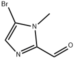 5-BROMO-1-METHYL-1H-IMIDAZOLE-2-CARBALDEHYDE 구조식 이미지