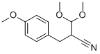 3,3-DIMETHOXY-2-(4-METHOXY-BENZYL)-PROPIONITRILE Structure