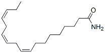 (9Z,12Z,15Z)-9,12,15-octadecatrienamide Structure