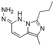Imidazo[1,5-b]pyridazin-2(1H)-one, 5-methyl-7-propyl-, hydrazone (9CI) Structure