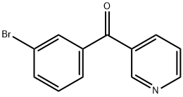 3-(3-BROMOBENZOYL)PYRIDINE Structure