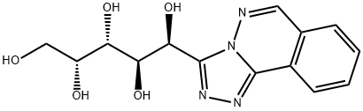3-(D-글루코-펜티톨-1-일)-1,2,4-트리아졸로[3,4-a]프탈라진 구조식 이미지