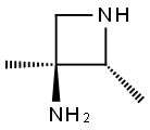 3-Azetidinamine,2,3-dimethyl-,trans-(9CI) Structure