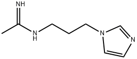 Ethanimidamide, N-[3-(1H-imidazol-1-yl)propyl]- (9CI) Structure
