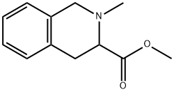 2-Methyl-1,2,3,4-tetrahydro-isoquinoline-3-carboxylic acid methyl ester Structure