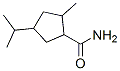 Cyclopentanecarboxamide, 3-isopropyl-5-methyl- Structure