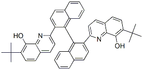 2,2'-(1,1'-binaphthyl-2,2'-diyl)bis(7-tert-butylquinolin-8-ol) 구조식 이미지