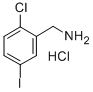 (2-CHLORO-5-IODOPHENYL)메타민염화물 구조식 이미지