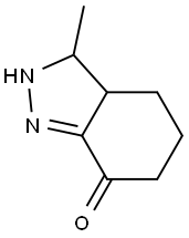 7H-Indazol-7-one,  2,3,3a,4,5,6-hexahydro-3-methyl- 구조식 이미지