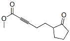 2-Pentynoicacid,5-(2-oxocyclopentyl)-,methylester(9CI) Structure