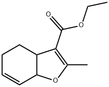 3-Benzofurancarboxylicacid,3a,4,5,7a-tetrahydro-2-methyl-,ethylester(9CI) Structure