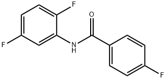 N-(2,5-Difluorophenyl)-4-fluorobenzaMide, 97% 구조식 이미지
