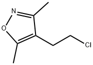 이속사졸,4-(2-클로로에틸)-3,5-디메틸-(9CI) 구조식 이미지