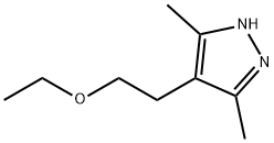 3,5-DIMETHYL-4-ETHOXYETHYL-1H-PYRAZOLE Structure