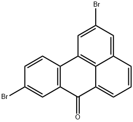 2,9-dibromobenzanthrone Structure